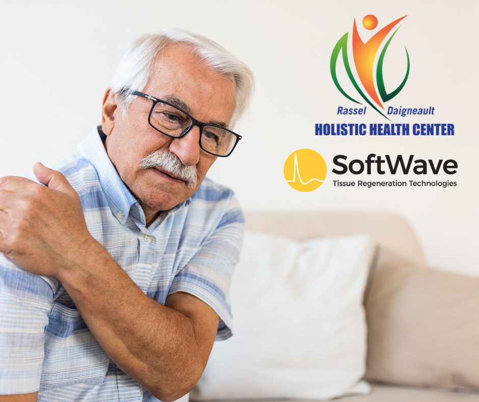 Shoulder Pain Relief with SoftWave Therapy at Rassel-Daigneault Holistic Health Center in Lansing, MI